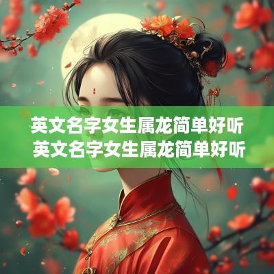 英文名字女生属龙简单好听 英文名字女生属龙简单好听两个字 英文名字女生属龙简单好听 英文名字女生属龙简单好听两个字