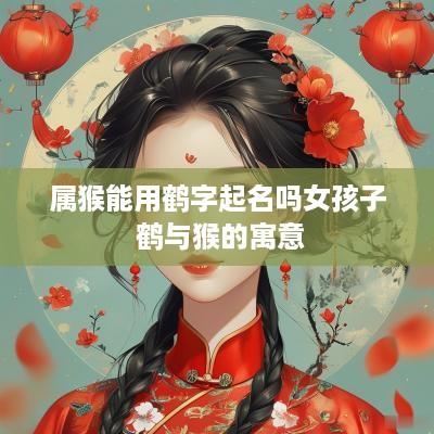 属猴能用鹤字起名吗女孩子 鹤与猴的寓意