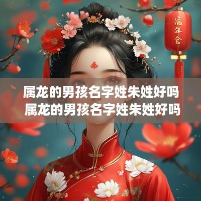 属龙的男孩名字姓朱姓好吗 属龙的男孩名字姓朱姓好吗