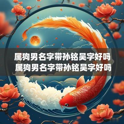 属狗男名字带孙铭吴字好吗 属狗男名字带孙铭吴字好吗 属狗男名字带孙铭吴字好吗 属狗男名字带孙铭吴字好吗