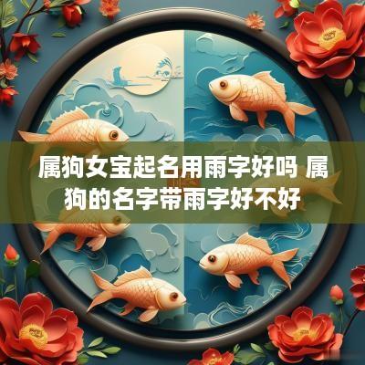 属狗女宝起名用雨字好吗 属狗的名字带雨字好不好