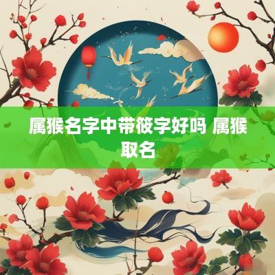 属猴名字中带筱字好吗 属猴取名