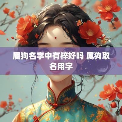 属狗名字中有梓好吗 属狗取名用字