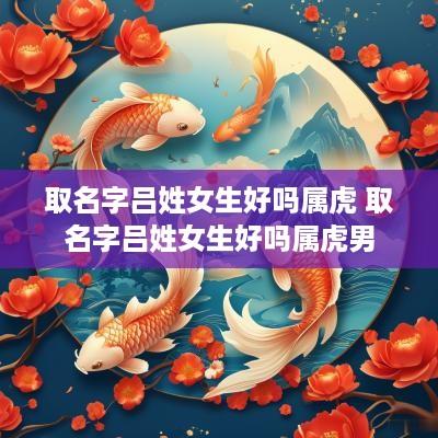 取名字吕姓女生好吗属虎 取名字吕姓女生好吗属虎男