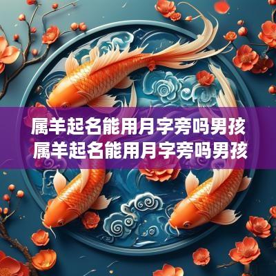 属羊起名能用月字旁吗男孩 属羊起名能用月字旁吗男孩名字