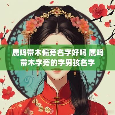 属鸡带木偏旁名字好吗 属鸡带木字旁的字男孩名字