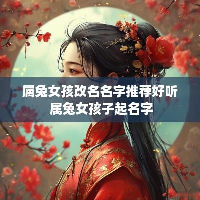 属兔女孩改名名字推荐好听 属兔女孩子起名字