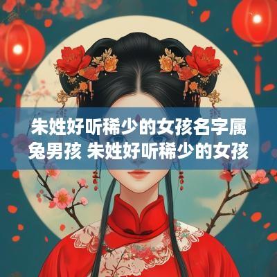 朱姓好听稀少的女孩名字属兔男孩 朱姓好听稀少的女孩名字属兔男孩叫什么