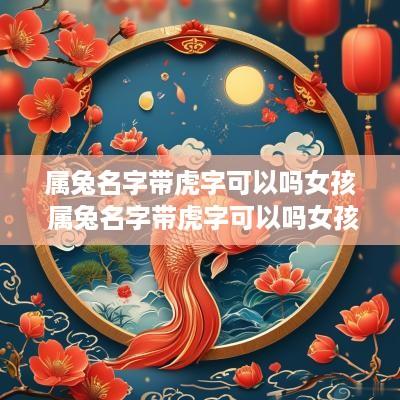 属兔名字带虎字可以吗女孩 属兔名字带虎字可以吗女孩子
