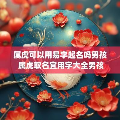 属虎可以用易字起名吗男孩 属虎取名宜用字大全男孩