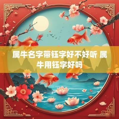 属牛名字带钰字好不好听 属牛用钰字好吗