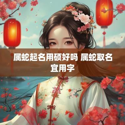 属蛇起名用硕好吗 属蛇取名宜用字