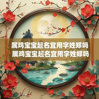 属鸡宝宝起名宜用字姓郑吗 属鸡宝宝起名宜用字姓郑吗好吗