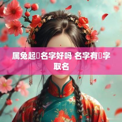 属兔起璟名字好吗 名字有璟字取名