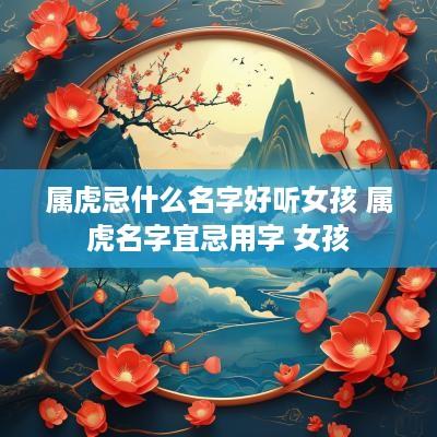属虎忌什么名字好听女孩 属虎名字宜忌用字 女孩
