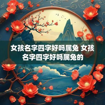 女孩名字四字好吗属兔 女孩名字四字好吗属兔的