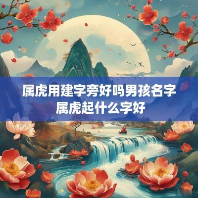 属虎用建字旁好吗男孩名字 属虎起什么字好