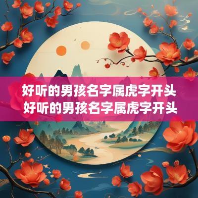 好听的男孩名字属虎字开头 好听的男孩名字属虎字开头