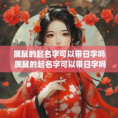 属鼠的起名字可以带日字吗 属鼠的起名字可以带日字吗女孩