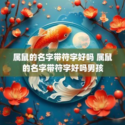 属鼠的名字带符字好吗 属鼠的名字带符字好吗男孩