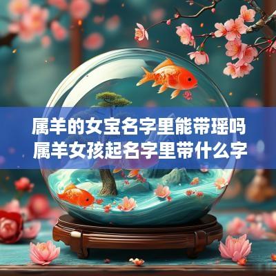 属羊的女宝名字里能带瑶吗 属羊女孩起名字里带什么字好