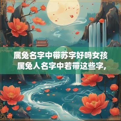 属兔名字中带苏字好吗女孩 属兔人名字中若带这些字,一生大富大贵
