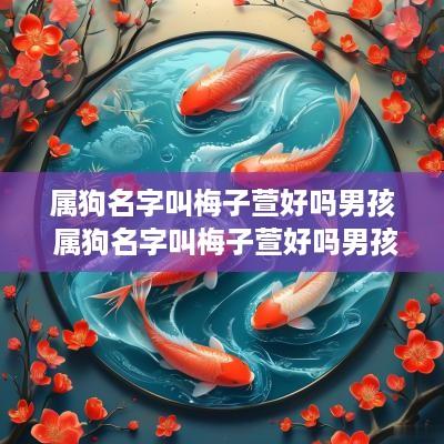 属狗名字叫梅子萱好吗男孩 属狗名字叫梅子萱好吗男孩怎么取名