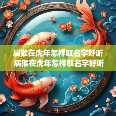 属猴在蛇年怎样取名字好听 属猴在蛇年怎样取名字好听点