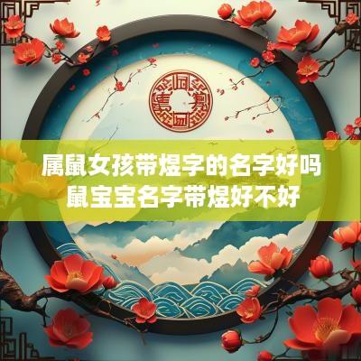 属鼠女孩带煜字的名字好吗 鼠宝宝名字带煜好不好