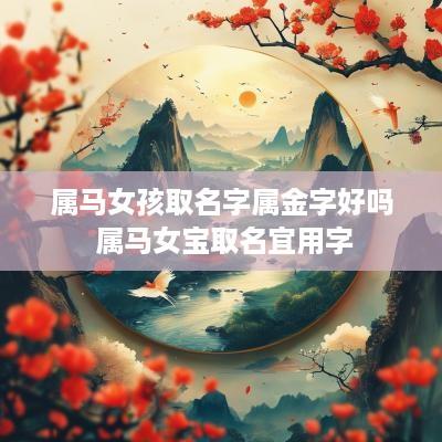 属马女孩取名字属金字好吗 属马女宝取名宜用字