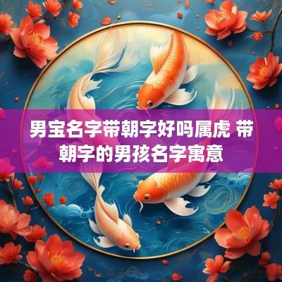 男宝名字带朝字好吗属虎 带朝字的男孩名字寓意 男宝名字带朝字好吗属虎 带朝字的男孩名字寓意