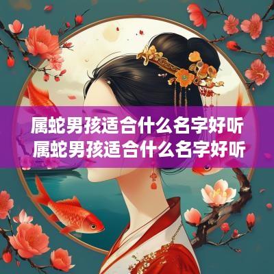 属蛇男孩适合什么名字好听 属蛇男孩适合什么名字好听点