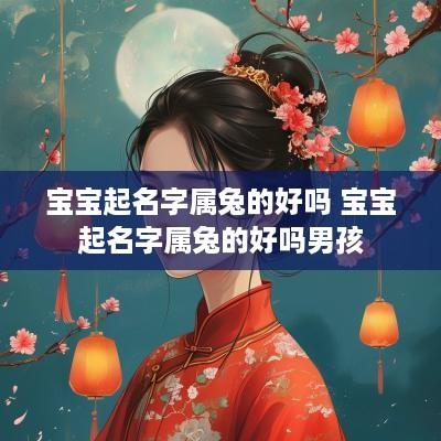 宝宝起名字属兔的好吗 宝宝起名字属兔的好吗男孩