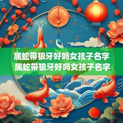 属蛇带狼牙好吗女孩子名字 属蛇带狼牙好吗女孩子名字叫什么