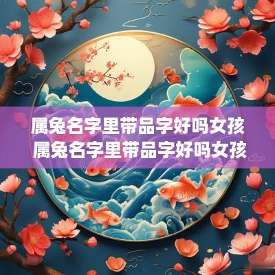 属兔名字里带品字好吗女孩 属兔名字里带品字好吗女孩子