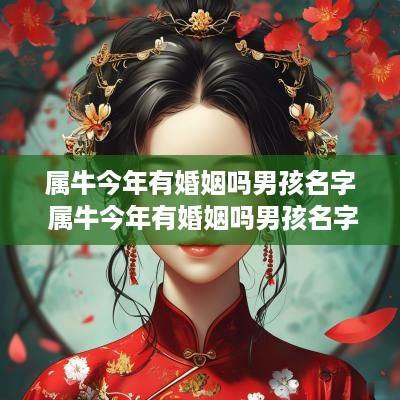 属牛今年有婚姻吗男孩名字 属牛今年有婚姻吗男孩名字怎么取