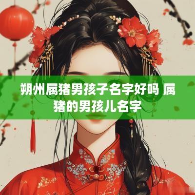 朔州属猪男孩子名字好吗 属猪的男孩儿名字