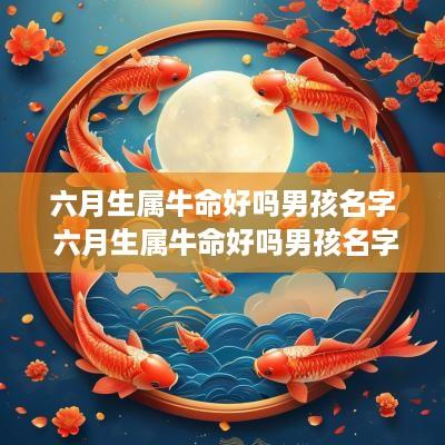 六月生属牛命好吗男孩名字 六月生属牛命好吗男孩名字怎么取