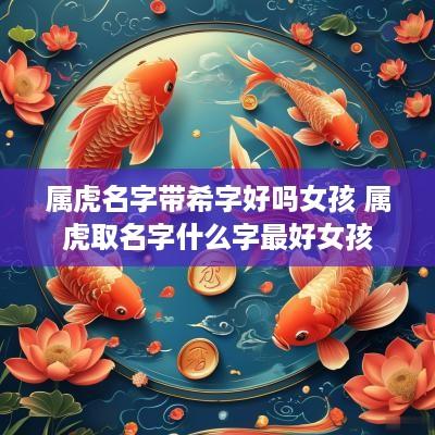 属虎名字带希字好吗女孩 属虎取名字什么字最好女孩