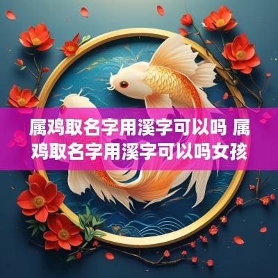属鸡取名字用溪字可以吗 属鸡取名字用溪字可以吗女孩