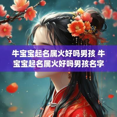 牛宝宝起名属火好吗男孩 牛宝宝起名属火好吗男孩名字