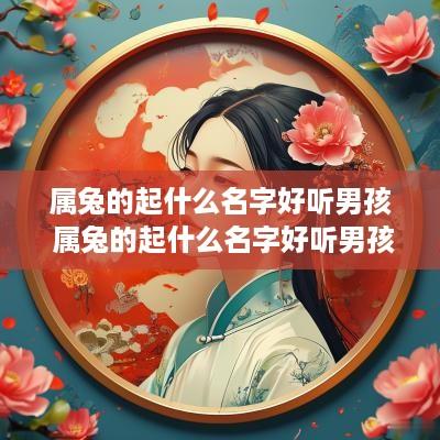 属兔的起什么名字好听男孩 属兔的起什么名字好听男孩子