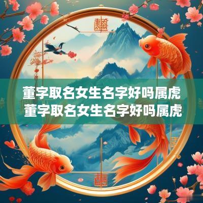 董字取名女生名字好吗属虎 董字取名女生名字好吗属虎的