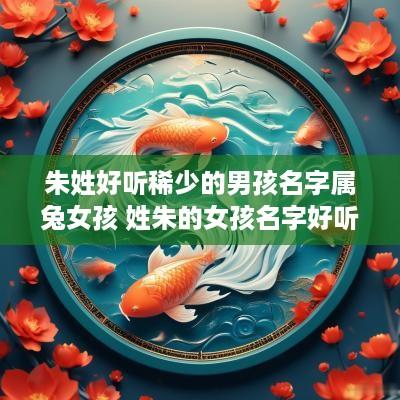 朱姓好听稀少的男孩名字属兔女孩 姓朱的女孩名字好听的属兔