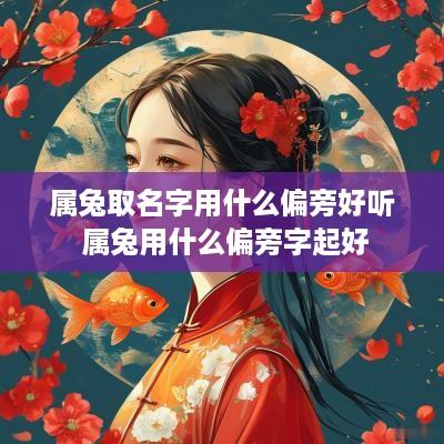 属兔取名字用什么偏旁好听 属兔用什么偏旁字起好