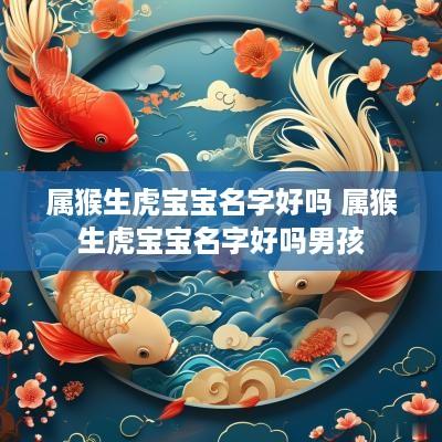 属猴生虎宝宝名字好吗 属猴生虎宝宝名字好吗男孩