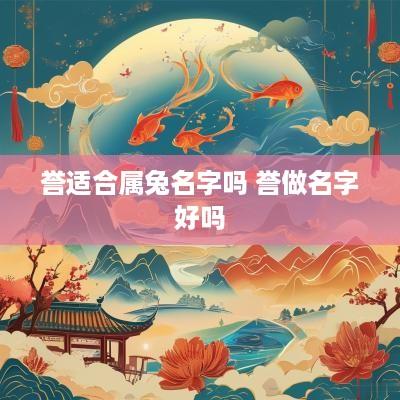 誉适合属兔名字吗 誉做名字好吗