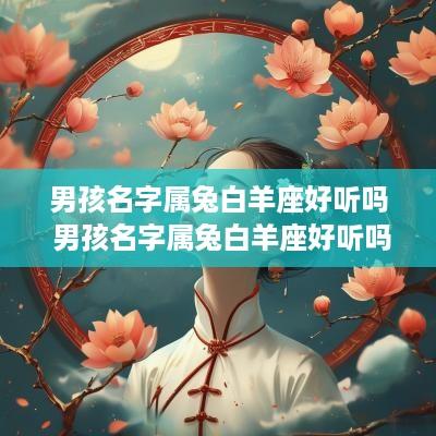 男孩名字属兔白羊座好听吗 男孩名字属兔白羊座好听吗