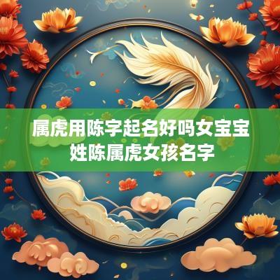 属虎用陈字起名好吗女宝宝 姓陈属虎女孩名字