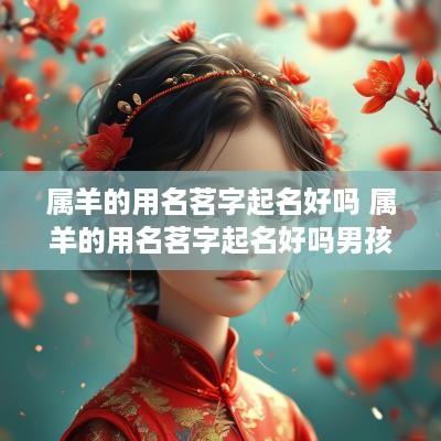 属羊的用名茗字起名好吗 属羊的用名茗字起名好吗男孩